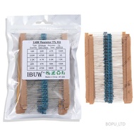 400pcs/lot 1/4W Metal Film Resistor Assortment Kit 10ohm - 1M ohm 1% Resistance set 1K/10K/4.7K/470/
