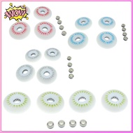 [WOW] 4 Pieces LED Lights Flashing Inline Roller Skating Replacement Wheels 72mm 76mm