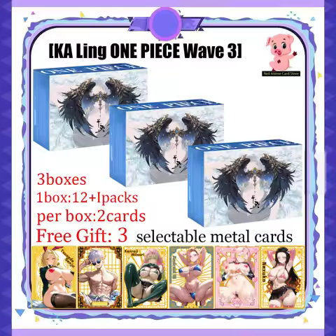 Wholesale KA Ling ONE PIECE Wave 3 Collection Cards Reverie World Goddess Glue Bor Nami Booster Box 