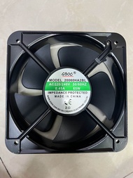 พัดลม 8นิ้ว 200*200*60มม MODEL:20060HA2BLAC220/240V50/60HZ0.45A65W ใหม่พร้อมส่ง