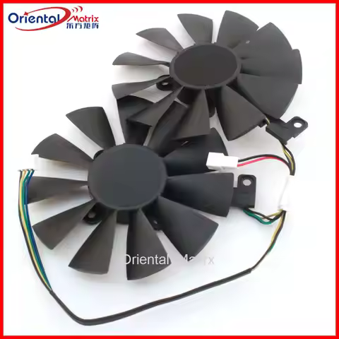 2pcs/lot FDC10U12S9-C 12V 0.45A 87mm VGA Fan For ASUS GTX1060 GTX1070 EX RX580 570 470 Graphics Card
