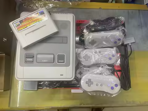 C-52 16bit SFC-52 Super Retro TV Video Game Console HD For Super SNES Built-in 518 Games 2 Wireless+