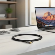 Vention 8K Bi-Directional USB-C to DP Cable, 4K 120Hz, Durable Braided