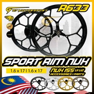 NVX 155 V1 V2 Sport Rim R633 I 1.6 X 1.6 I Black / Chrome / Gold / Titaniuim Brown I Hypertech