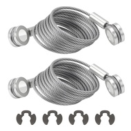 2 PCS Hood Restraint Cable with Clips L9260171065 FOR Peterbilt 389 388 384