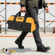 TKIGZNW Heavy Duty Oxford Canvas Tool Bag 37x21x26cm Electrician Hardware 1 Pc