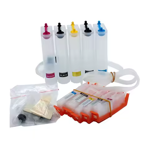 5Color PGI-250 CLI-251 Ciss System for Canon PIXMA MG5420 MG6320 iP7220 MX722 MX922 MG5520 MG6420 MG