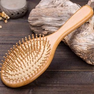 Yamata Premium Wooden Oval Square Comb Wooden Handle Blow Comb/ Paddle Comb/ Health Comb/