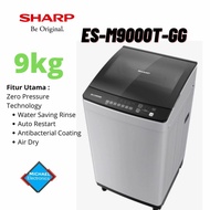 Sharp mesin cuci 1tabung 9kg ES-M9000T-GG