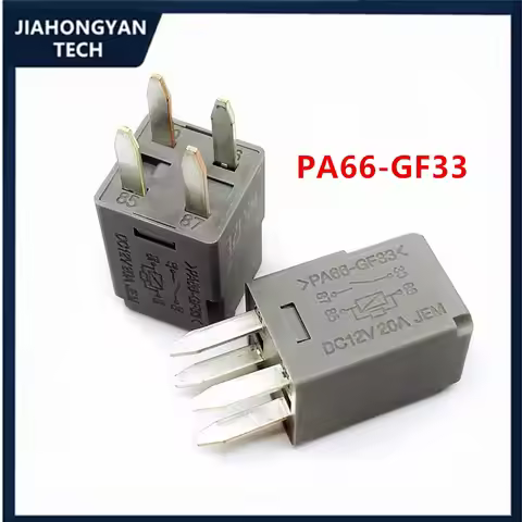 New original PA66-GF33 13848981 DC12V 20A 4-pin automotive relay