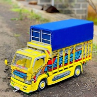 MINIATUR TRUK OLENG CANTER ANTI GOSIP FULL VARIASI TERLARIS