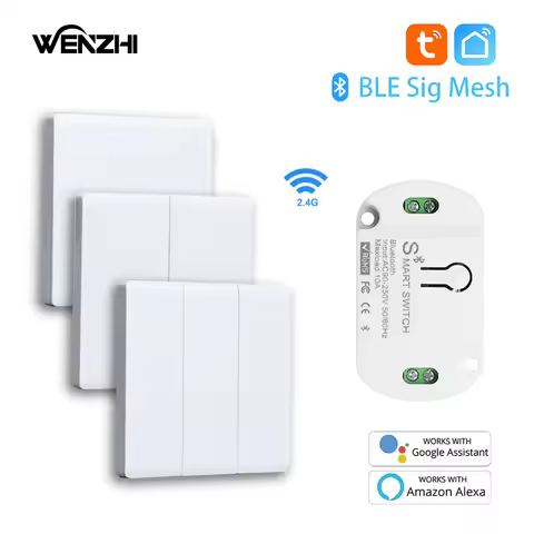BLuetooth/BLE Switch Module Relay For Light LAMP On/Off 2.4G Wireless Remote Control Tuya Smart Life