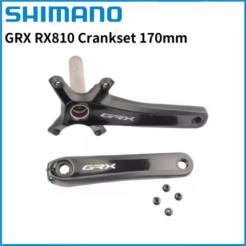 Shimano GRX Original RX810 Crankset 170mm 1x11 Speed Hollowtech II Gravel Bike Cranks Arm Chainring