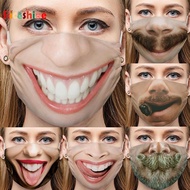 Halloween Cosplay Horror Masks Funny Face Mask Smiling Face Halloween Party Weird Disgusting Props