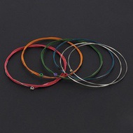 Multi Color 1-6 E B G D A E Rainbow Colorful Guitar Strings