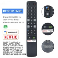 RC901V FMR6 Voice remote For TCL 55 Inch 4K HDR Google TV Dolby Vision And Audio Hands-Free Voice Co