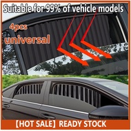 4pcs universal Car Sunshade Side Window Curtain CoverUV Protection Car Window Curtain   Auto SunShad