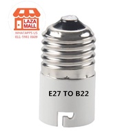 E27 To B22 LIGHT BULB LAMP HOLDER SOCKET PLUG ADAPTER CONVERTER/PEMEGANG LAMPU
