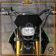 Reflector Headlamp Shell Headlamp HRV Polisport 02 KLX 150 BIGFOOT DTRACKER NEW CRF 150L Universal