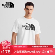 北面（The North Face） 北面短袖T恤男运动户外舒适透气春季上新|5JZS FN4/白色 XXXL/190