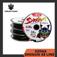 SAMURAI - XZOGA Shogun x8 Braided Line 10lb 15lb 20lb 25lb 30lb 40lb 50lb 100m Fishing Line Tali 8 S