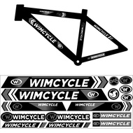 / STICKER ALL WIM BIKE VARIATION STICKER POLET ALL BICYCLE STRIPING MOTIF WIM-CYCLE STRIPING