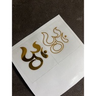 LIMITED OHM AUM STICKER CUTTING 2PCS
