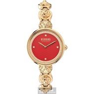 VERSUS VERSACE手錶 VV00090 34mm金色錶殼，金色錶帶款 _廠商直送