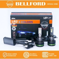 BELLFORD LED Car Light H4 H8/H11/H16 HB3/HB4 3 COLORS 50W