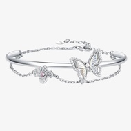 CTS S925 Silver GANT สร้อยคอรูปผีเสื้อ CHOW TAI SENG ตามปกติได้รับการ S1ZC0036 S0WC00001CH