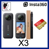 INSTA360 ONE X3 360 ACTION CAMERA COMBO FREE INVISIBLE STICK  &amp; GP1300K &amp; 128GB EXTREME