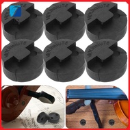 10 Pcs Rubber Violin Practice Mute Cello Accessories Silencers Electric Acoustic