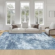 Area Rug 5x7 Rug for Living Room, Washable Rug 5x7, Low Pile Throw Rugs, Non-Slip Large Rug, Modern 