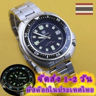 มีสต็อกในประเทศไทย นาฬิกาผู้ชาย นาฬิกาลำลองผู้ชาย SteelDive 1970 Captain Willard automatic diver watch with Seiko NH35 movement