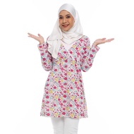 AQEELA Nursing Kimono T-Shirt- Baby Pink (ai963d)