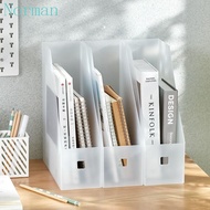 NORMAN File Organizer Box, Paper Organizer Transparent Folding File Storage Box, Foldable Desktop Or