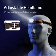 SUPERFIRE HL05-D Lampu Kepala Terang Rechargeable Headlamp 5 Mode Lighting LED Super Bright Outdoor 