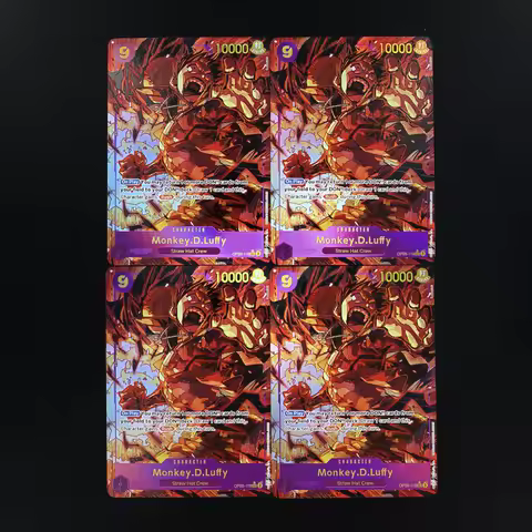 One Piece TCG OPCG English OP09-119 Luffy SEC 9 Cost Purple Luffy Textured Foil Embossed Card Anime 