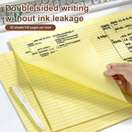 [Chicnest] 50sheets Thiened A3 A3 Notebook Mind  Planning Tearable Draft Paper Students Writing Lega