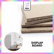 TDLV 3MM DIY Shiplap Board Papan Shiplap MDF Slat Wall Brick Board Panel
