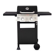 Fire Magic - FM200 Expert Gas BBQ GRill เตาปิ้งย่าง แก๊สบาบีคิว ชั้นวางด้านข้างพับได้  Patio Garden Barbecue Grill with Two Foldable Shelf