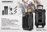 Speaker Portable Hardwell Turbovoice 15 PRO wireless meeting 15 inch