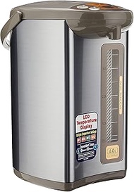 ZOJIRUSHI Electric Airpot, Silver Brown, 4.0 L, (CD-WBQ40)