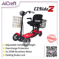 🍀 [SG STOCK] EZRide-Z LTA Approved Personal Mobility Assistance PMA Foldable Senior Elderly Scooter Four-wheeled Electric Lithium Battery Car Elderly Car Small Disabled🍀