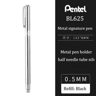 CVFTY แห้งเร็ว BL625ปากกาเจลโลหะ Pentel ของญี่ปุ่นเบ็ดขนาดเล็กปากกาลูกลื่นปลายเข็ม0.5มม. เปลี่ยนเครื