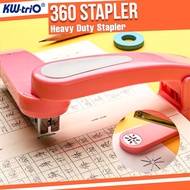 KW-Trio 360 Rotation Heavy Duty Stapler 24/6 Staples Effortless Long Paper Swivel Stapler 5360R