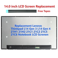 Replacement Lenovo Thinkpad L14 Gen 3 L14 Gen 4 21H1 21H2 21C1 21C2 21C5 21C6 Notebook LCD Screnen