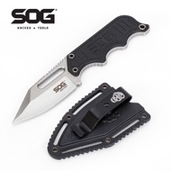 SOG Instinct Mini EDC Fixed Blade Knife 1.9 Inches Full Tang Outdoor Work Cutter Pocket Clip