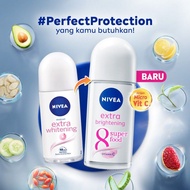 NIVEA DEODORANT EXTRA WHITENING 50ML / NIVEA DEO ROLL ON EXTRA WHITENING / DEODORANT NIVEA / NIVEA D