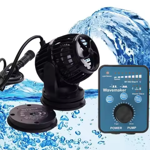 Jebao Aquarium Wave Pump 24V Wireless Wave Maker Water Pump RW-4 RW8 RW15 RW20 For Fish Tank Pond
